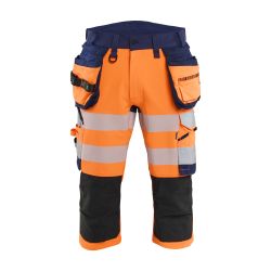 Pantalón Pirata De Alta Visibilidad Elástico De 4 Direcciones