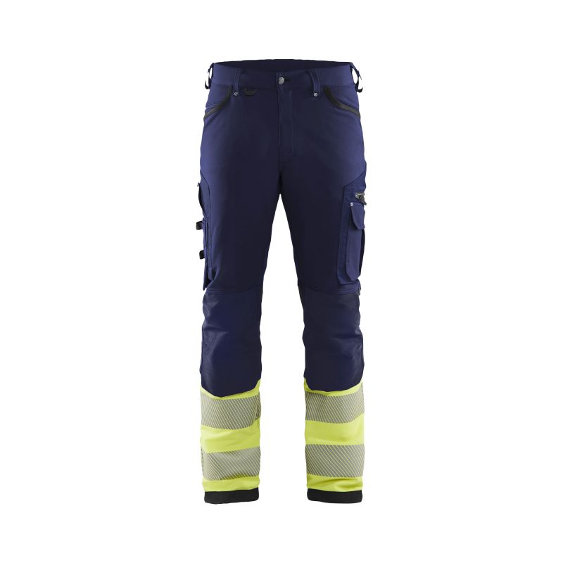 Pantalón de alta visibilidad elástico en 4 direcciones sin bolsillos colgantes