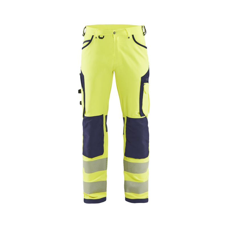 Pantalón de alta visibilidad elástico en 4 direcciones sin bolsillos colgantes