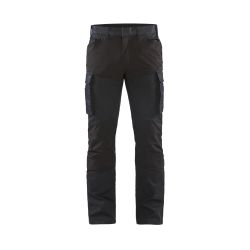 Pantalón de servicio de tela vaquera elástico