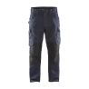 Pantalón de servicio de tela vaquera elástico