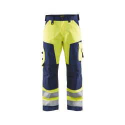 Pantalón de alta visibilidad sin bolsillos colgantes