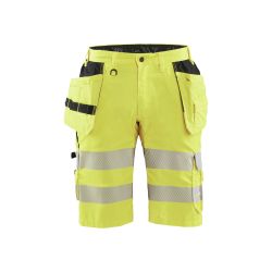 Pantalones cortos de alta visibilidad con elástico