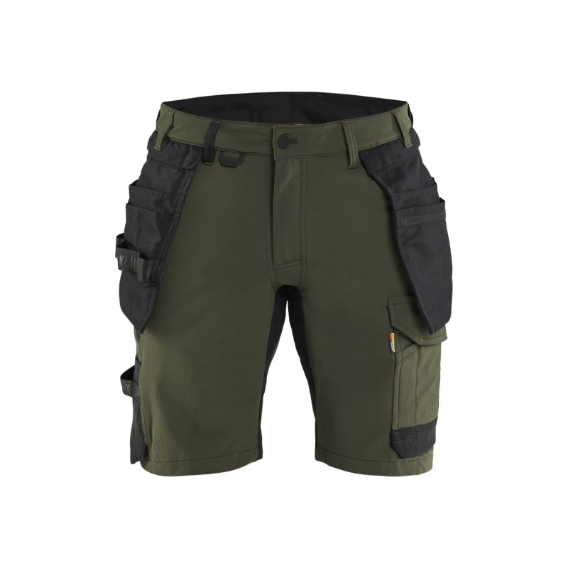 Pantalón corto de trabajo elástico en 4 direcciones