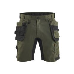Pantalón corto de trabajo elástico