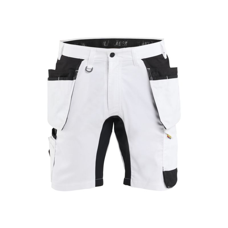 Pantalón Corto De Pintor Con Elástico