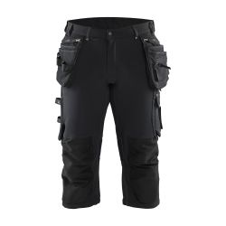 Pantalón de trabajo «pirata» elástico en 4 direcciones, para mujer