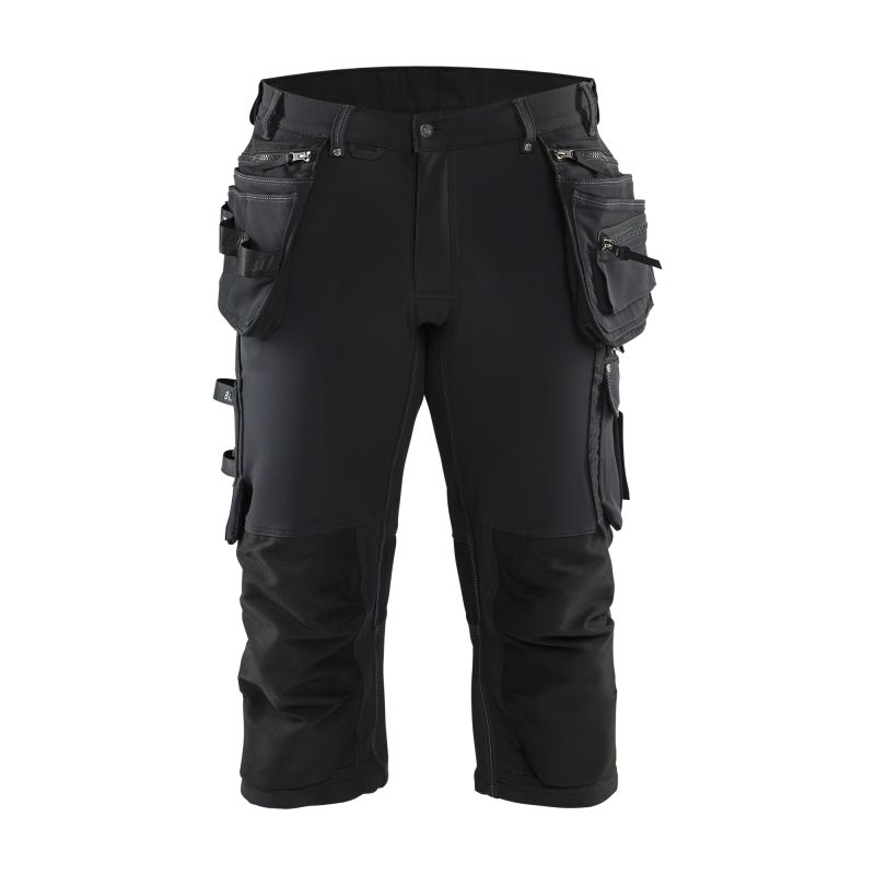 Pantalón de trabajo «pirata» elástico en 4 direcciones, para mujer