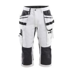 Pantalones pirata de pintor con elástico