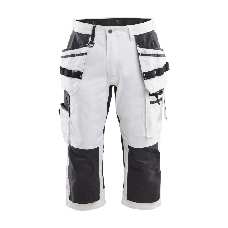 Pantalones pirata de pintor con elástico
