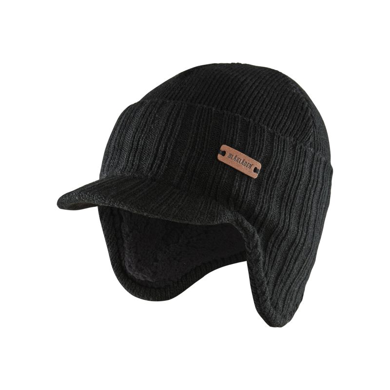 Gorro con visera y orejeras
