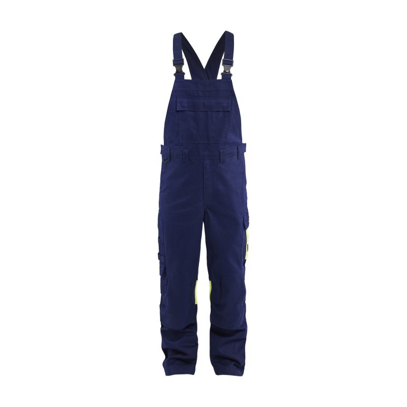 Pantalón con peto para soldadura