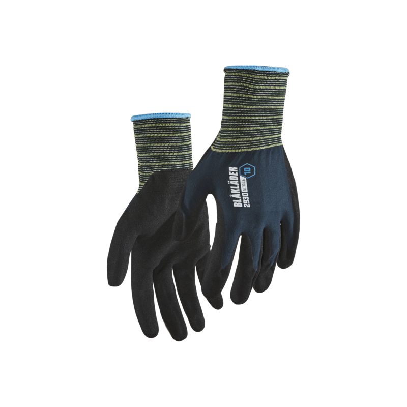 Guantes de trabajo recubiertos de nitrilo