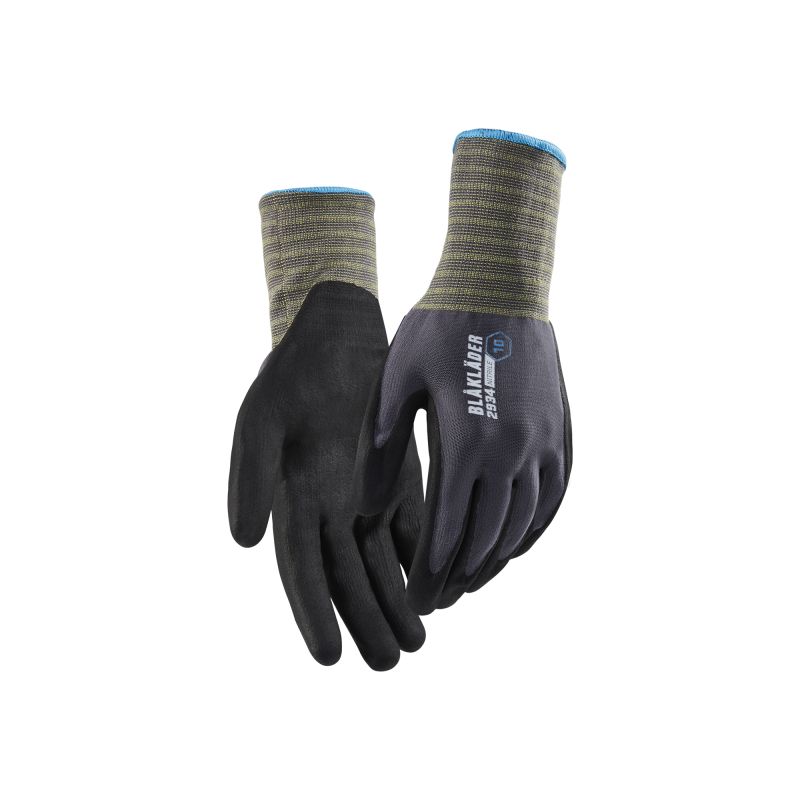 Guantes de trabajo recubiertos de nitrilo