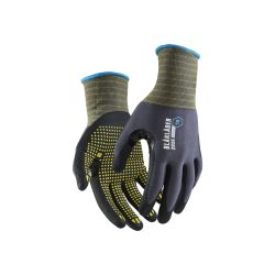 Guantes de trabajo recubiertos de nitrilo con agarre en la palma