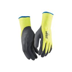 Guantes de trabajo forrados, recubiertos de látex