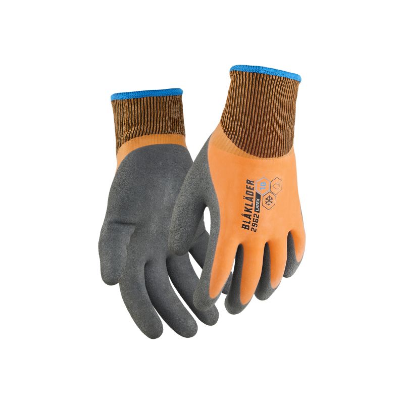 Guantes de trabajo forrados WP, recubiertos de látex