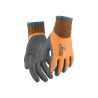 Guantes de trabajo forrados WP, recubiertos de látex