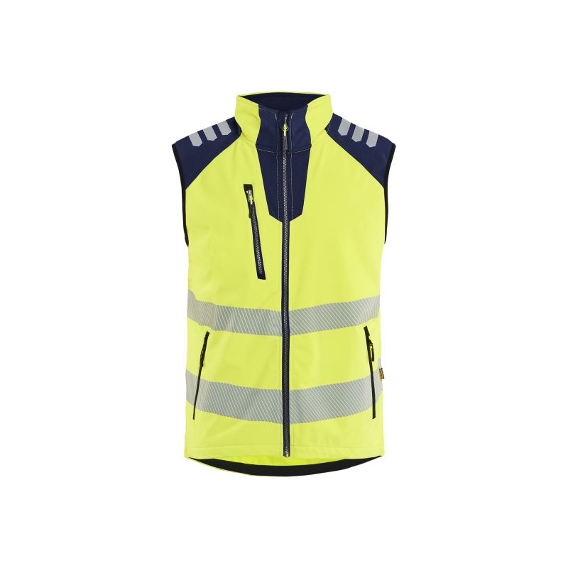 Chaleco de softshell de alta visibilidad