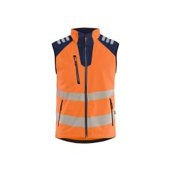 Chaleco de softshell de alta visibilidad