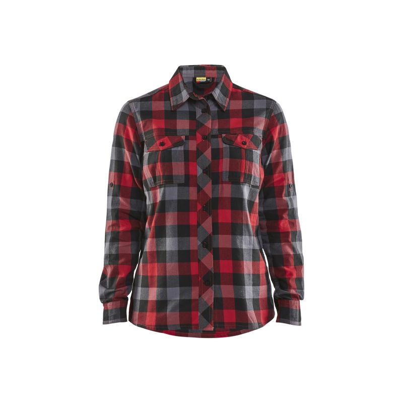 Camisa de franela para mujer