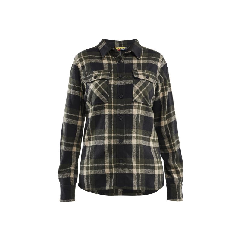 Camisa de franela para mujer