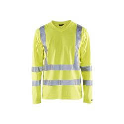 Camiseta de manga larga de alta visibilidad protección rayos UV