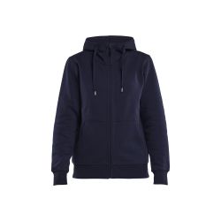 Sudadera con capucha y cremallera completa para mujer