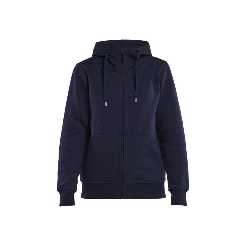 Sudadera con capucha y cremallera completa para mujer