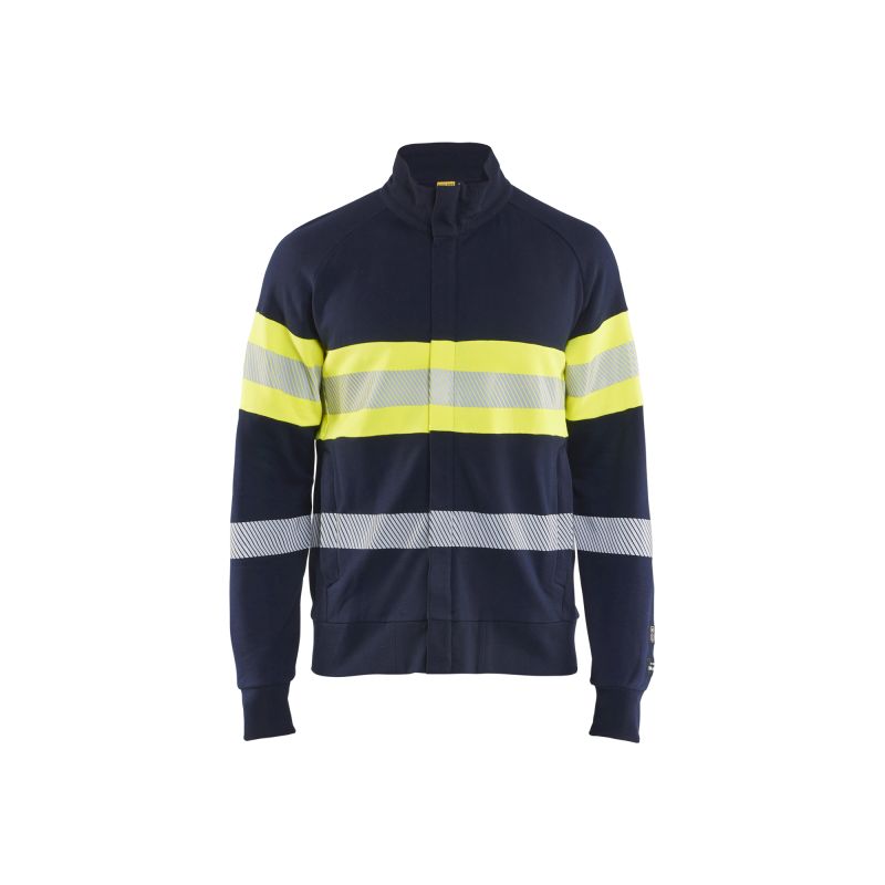 Sudadera multinorma inherente con cremallera completa