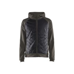 Sudadera hibrida con capucha