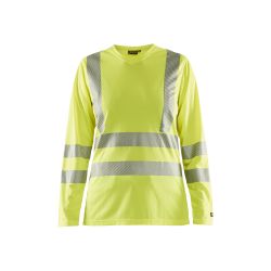 Camiseta de manga larga de alta visibilidad para mujer
