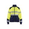Sudadera de alta visibilidad con cremallera para mujer