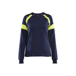 Camiseta de manga larga de alta visibilidad para mujer