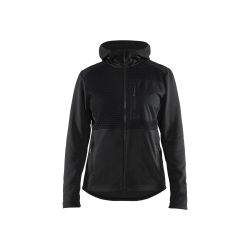Sudadera con capucha y cremallera completa, para mujer