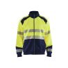 Sudadera de alta-visibilidad con cremallera completa