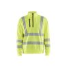 Sudadera alta visibilidad media cremallera