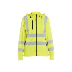 Sudadera de alta visibilidad con capucha desmontable para mujer
