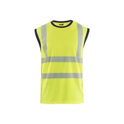Camiseta sin mangas de alta visibilidad