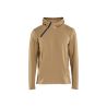 Sudadera con capucha y media cremallera