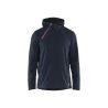 Sudadera con capucha y media cremallera
