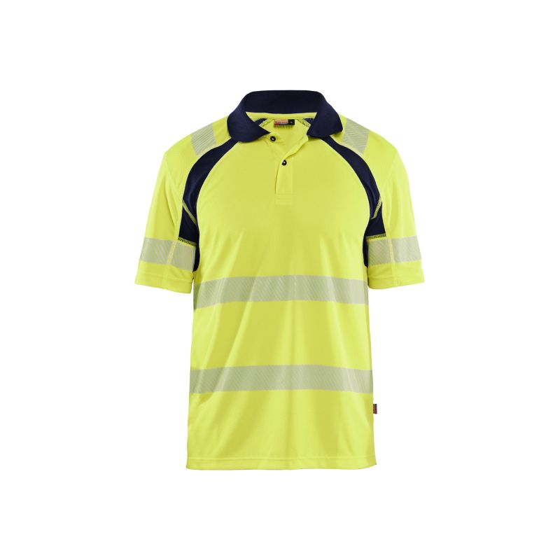 Polo de alta visibilidad con protección contra rayos UV