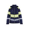 Chaqueta de softshell para mujer de invierno de alta visibilidad con forro ligero | Union Workwear