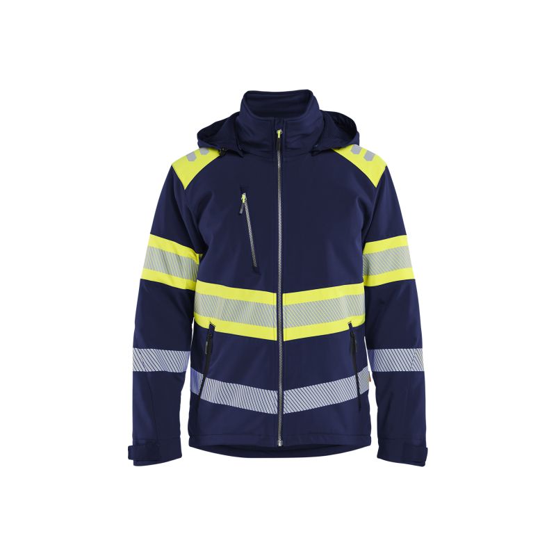 Chaqueta de softshell de invierno de alta visibilidad con forro ligero | Union Workwear