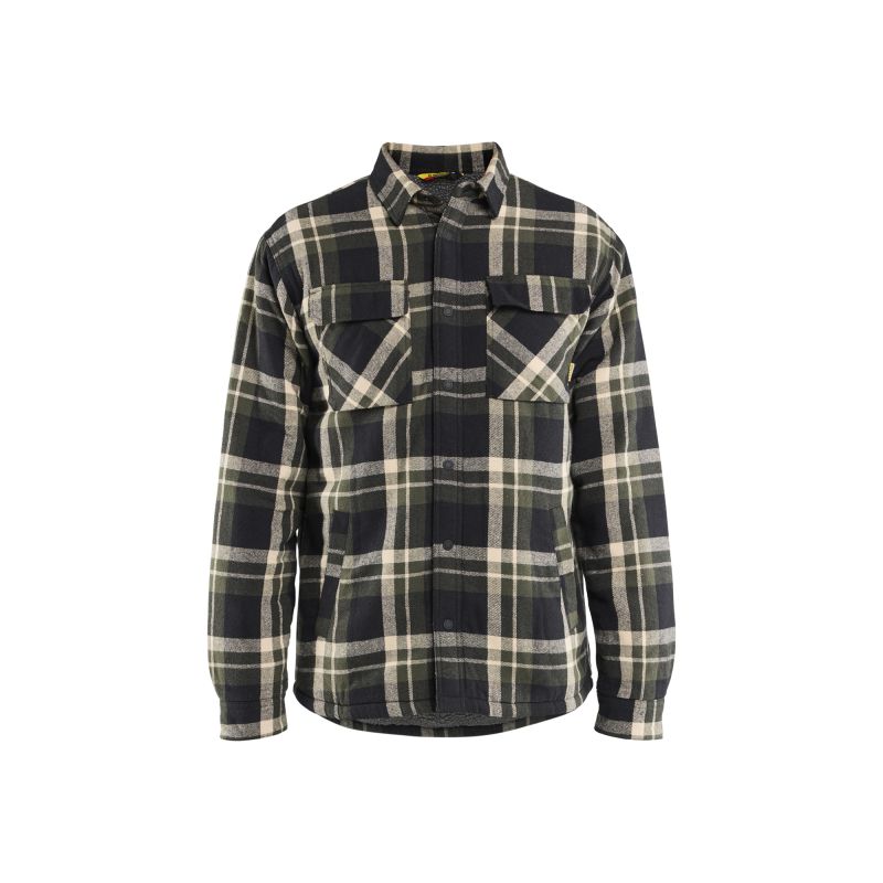 Camisa de franela con forro de pelo