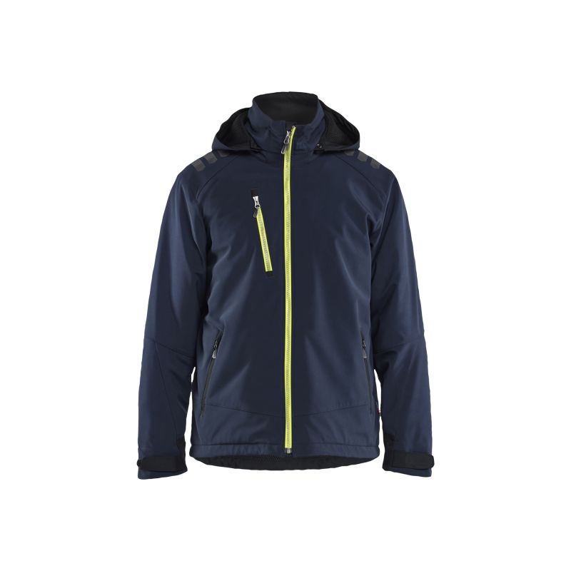 Chaqueta de softshell de invierno con forro ligero