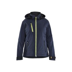 Chaqueta de softshell de invierno con forro ligero para mujer