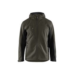 Chaqueta de softshell con capucha