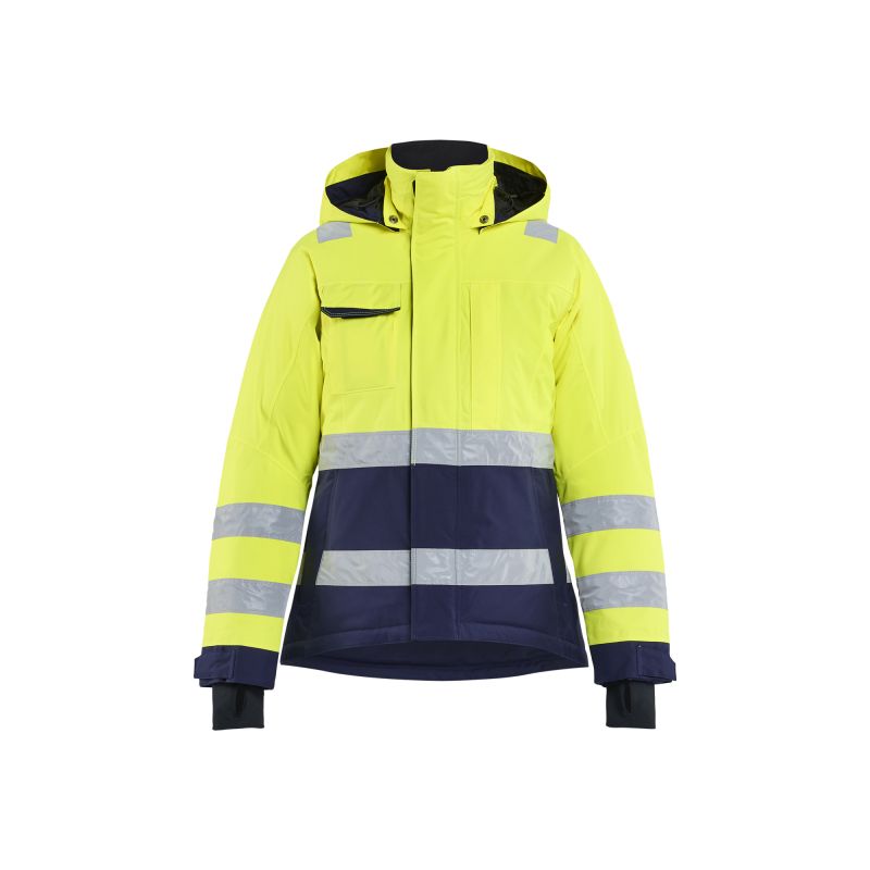 Chaqueta de invierno de alta visibilidad para mujer
