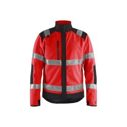 Chaqueta de felpa de alta visibilidad a prueba de viento